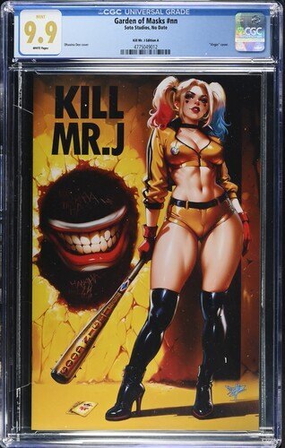 Harley Quinn Kill Mr J: Garden of Masks #nn, CGC 9.9 TOP POP! Kill Bill