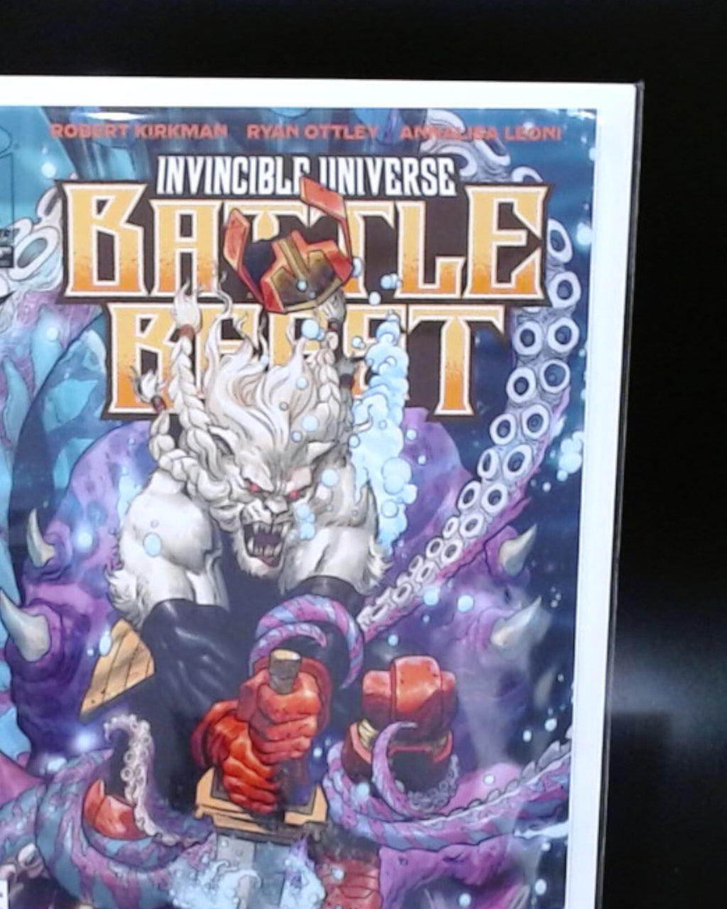 Battle Beast #10, SIGNED BY OTTLEY with COA, CHROME SIG, Invincible, NM/M