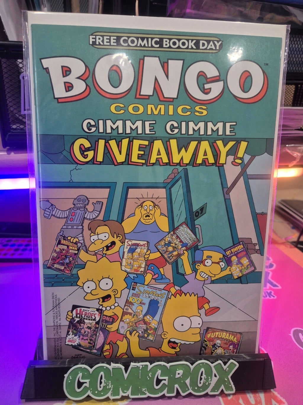 Bongo Comics, Simpsons Gimme Gimme Giveaway, 2005, NM