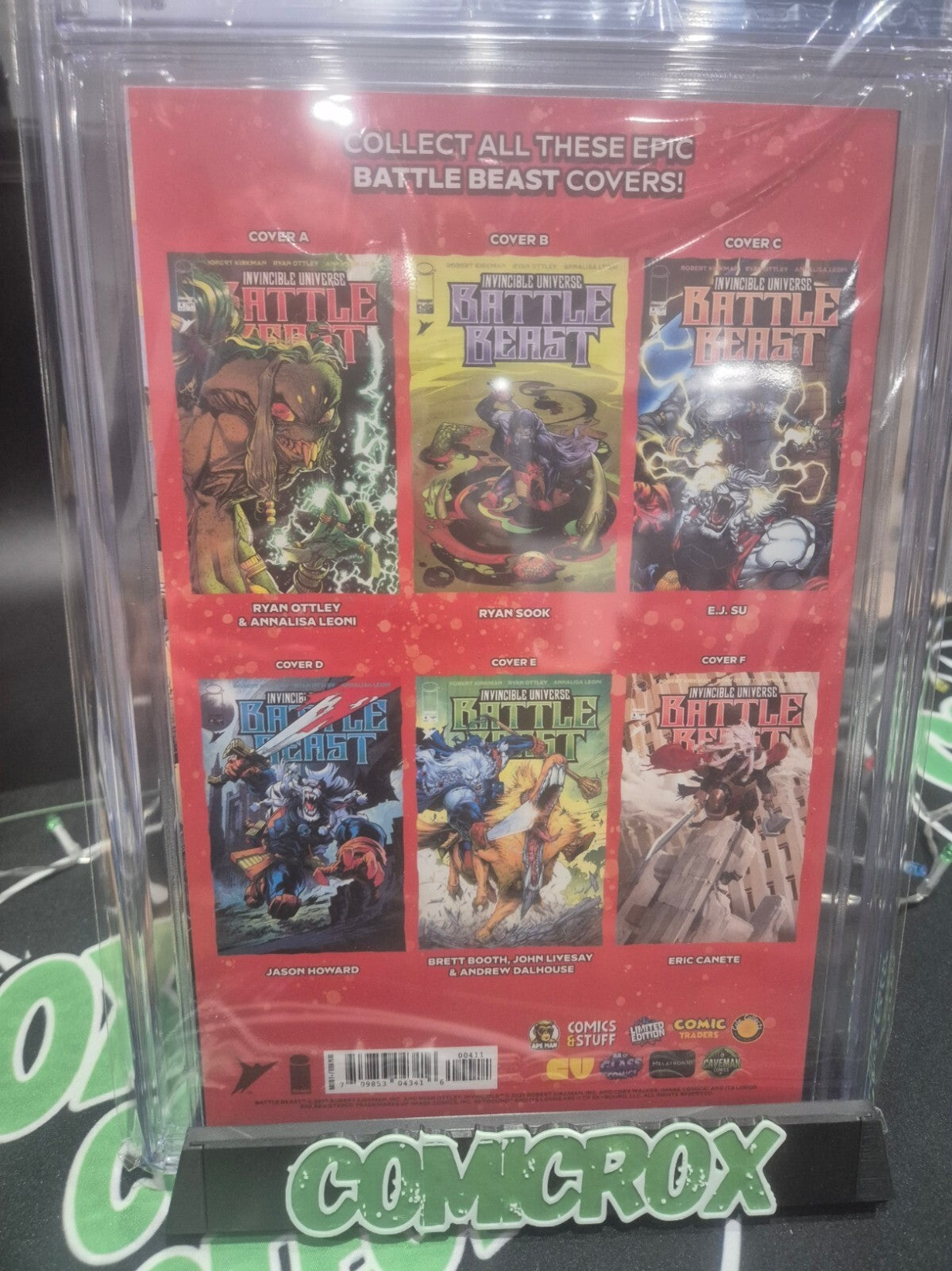 Battle Beast #4, CGC 9.8, Talibao Blood Moon Virgin ltd 350 Copies
