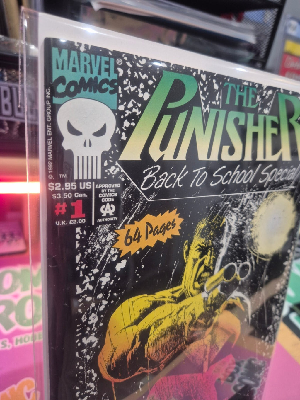 Punisher Back To School Special #1, 1992, High Grade 9.0+