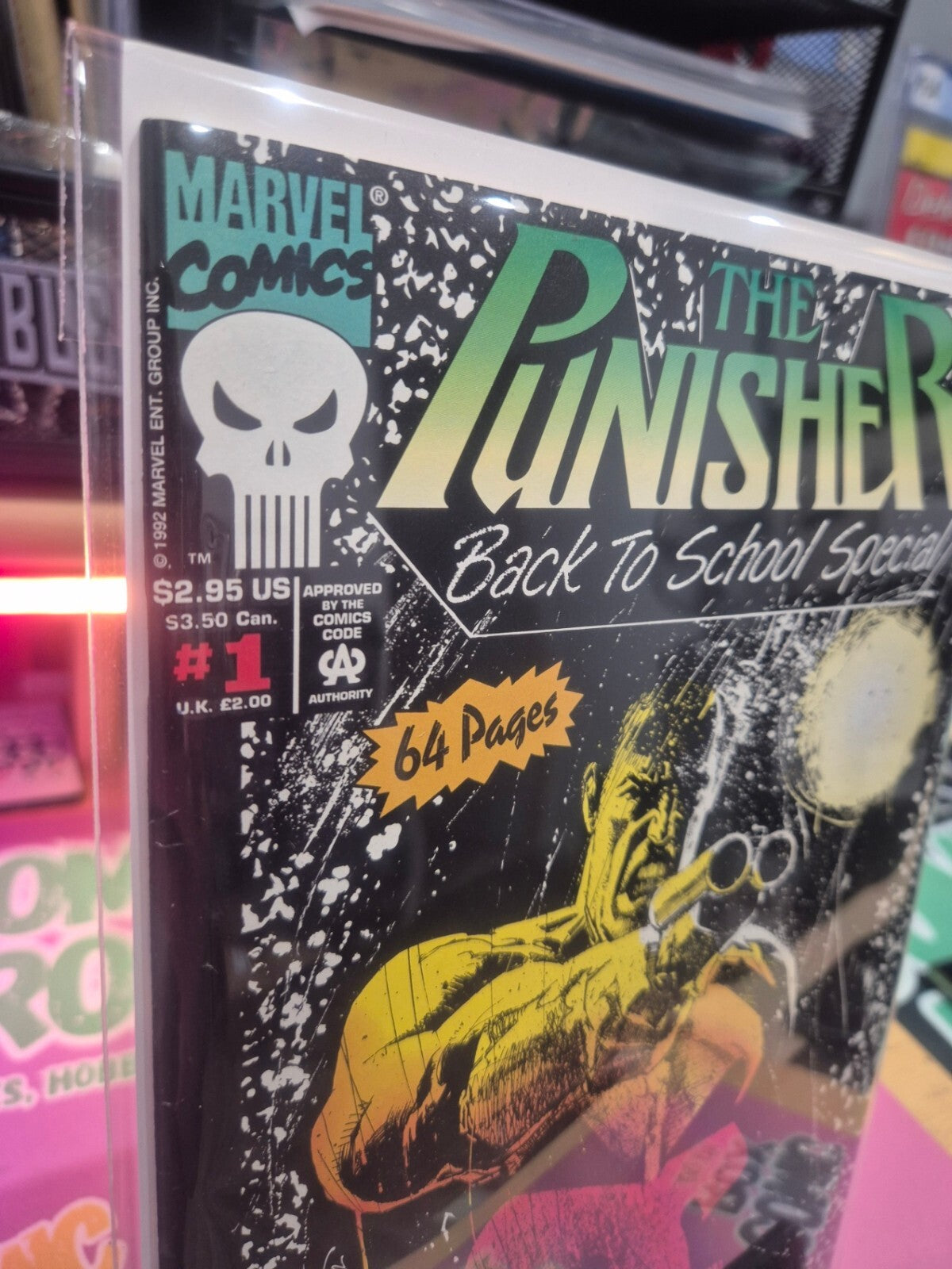 Punisher Back To School Special #1, 1992, High Grade 9.0+