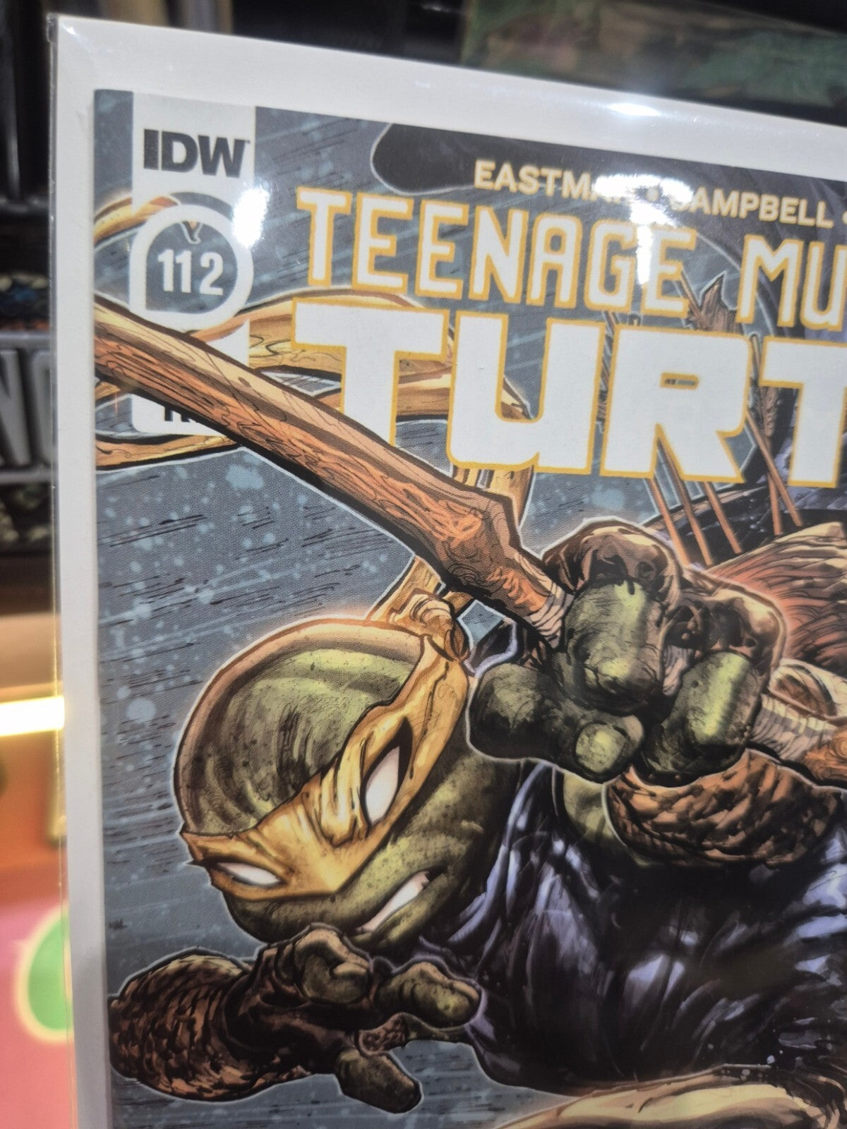 Teenage Mutant Ninja Turtles #112, Signed by Kevin Eastman with COA, NM+