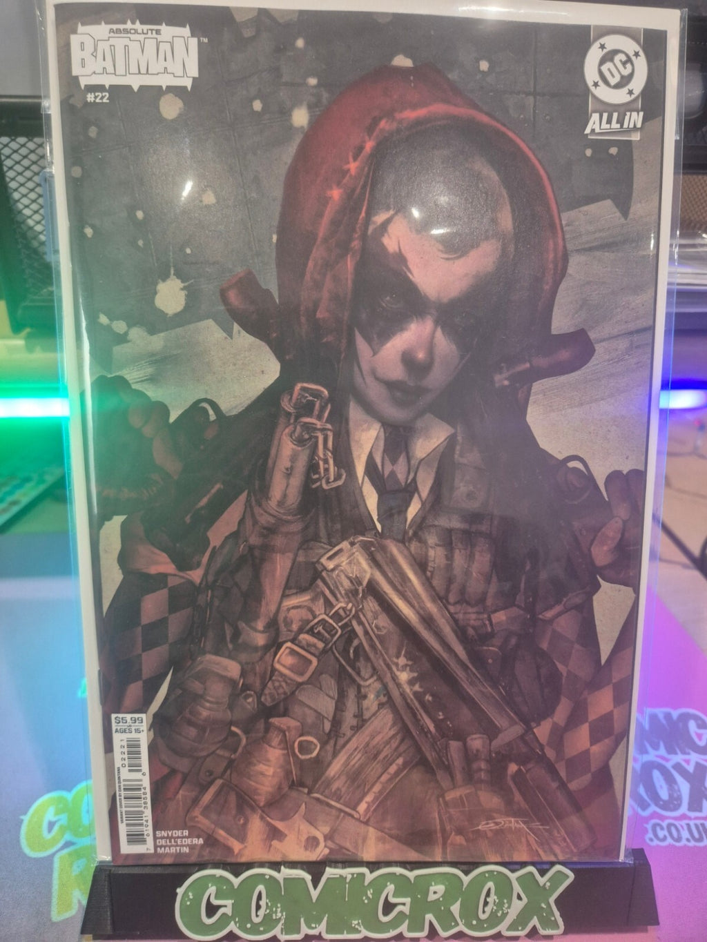 Absolute Batman #22, 2026, Origin of Harley Quinn, Dan Quintana, NM+