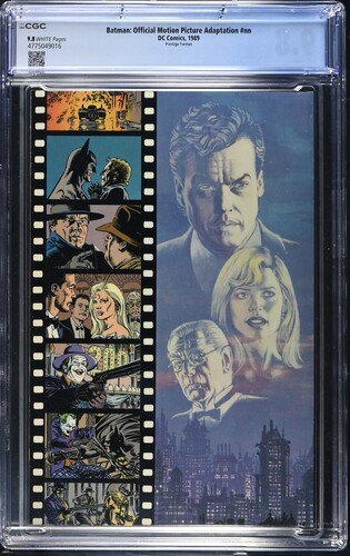 Batman: Official Motion Picture Adaptation, CGC 9.8, 1989, Prestige Format