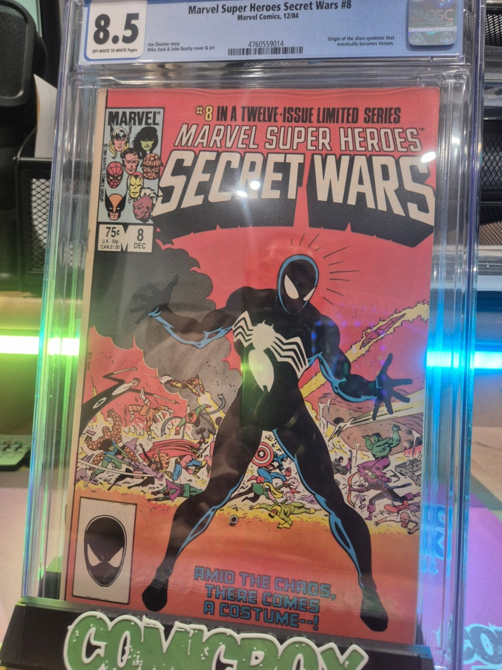 Secret Wars #8, CGC 8.5, 1984, Big Key - Wow!