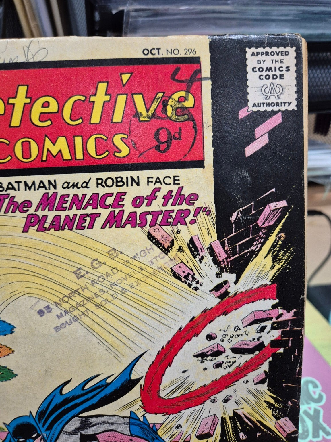 Detective Comics #296, 1961, 1st Planet Master, 1st Edward Burke, G/VG