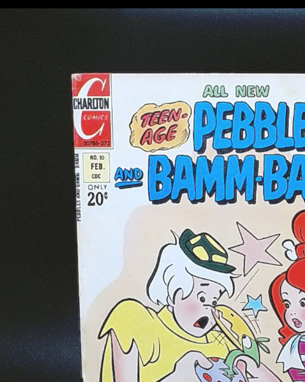 Pebbles and Bamm-Bamm #10, 1973, Charlton, Flintstones, High Grade, FN/VF