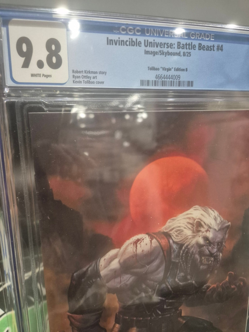 Battle Beast #4, CGC 9.8, Talibao Blood Moon Virgin ltd 350 Copies