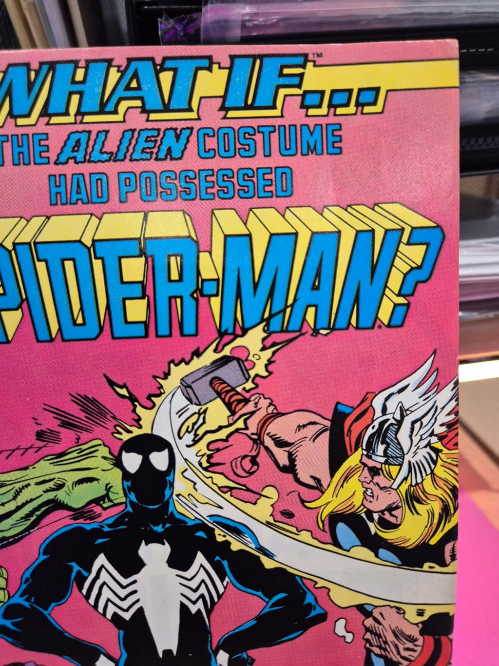 What If #4 (the alien costume had possessed Spider-Man), 1989, VF/NM+