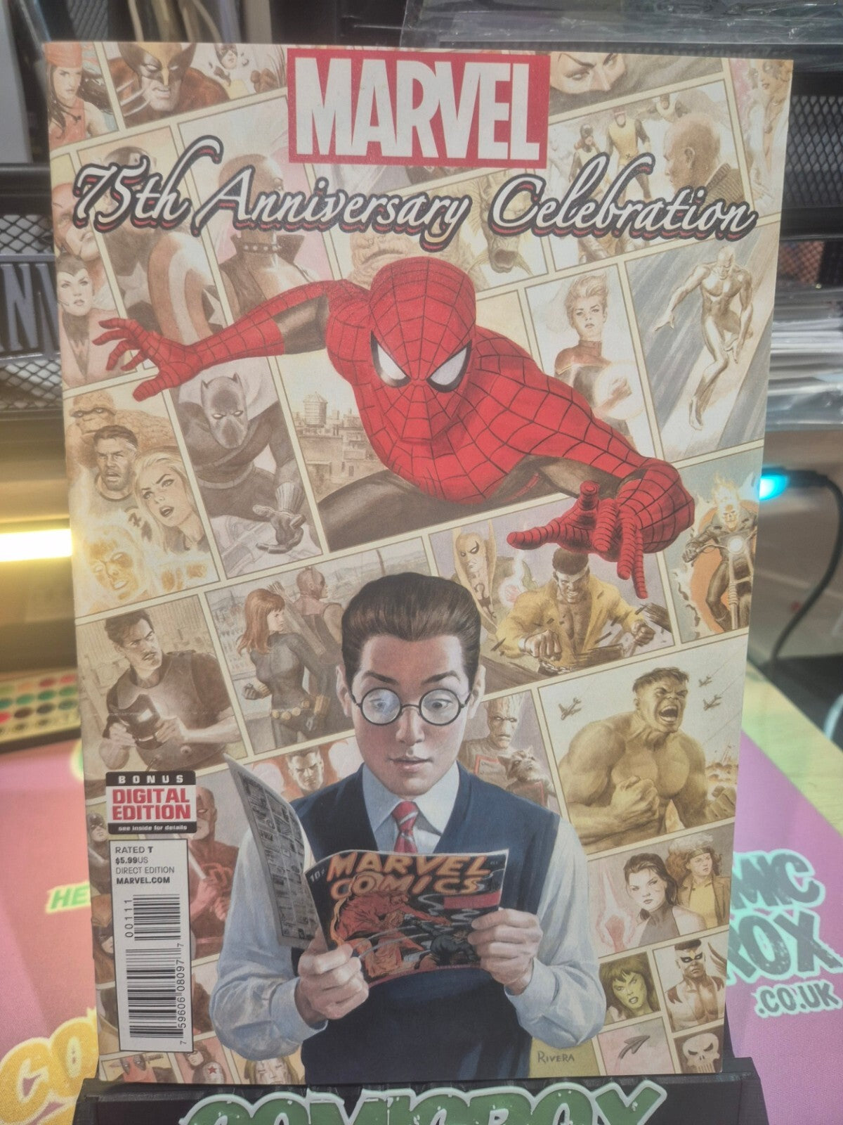 Marvel 75th Anniversary Celebration, KEY: Last Published Story of Stan Lee, NM+
