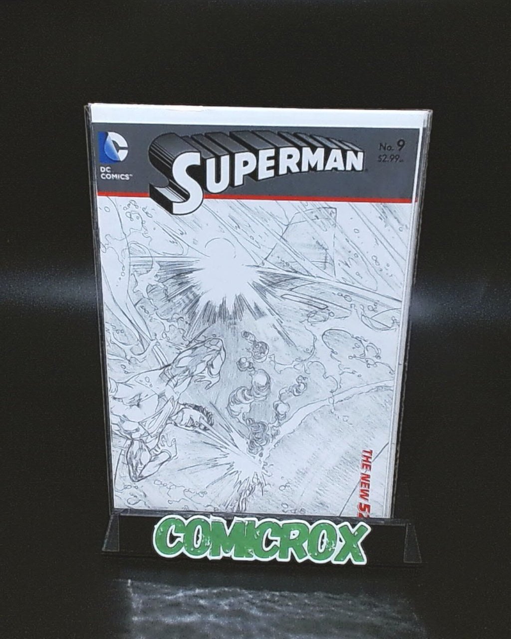 Superman New 52 Issues #5 to 12, Rare 1:25 Incentive Sketch Variants, 8 Books, All NM
