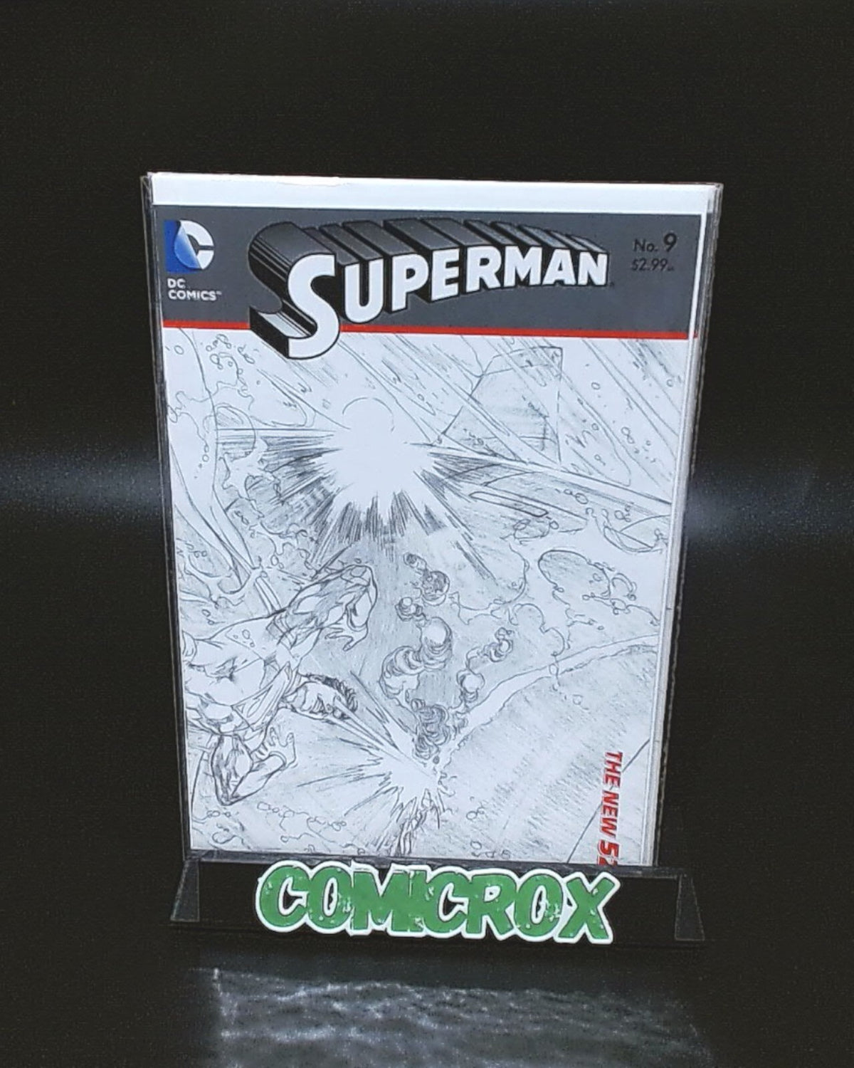 Superman New 52 Issues #5 to 12, Rare 1:25 Incentive Sketch Variants, 8 Books, All NM