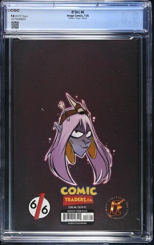 D'Orc #6,  CGC 9.8 TOP POP! Tyler Kirkham Exclusive Virgin
