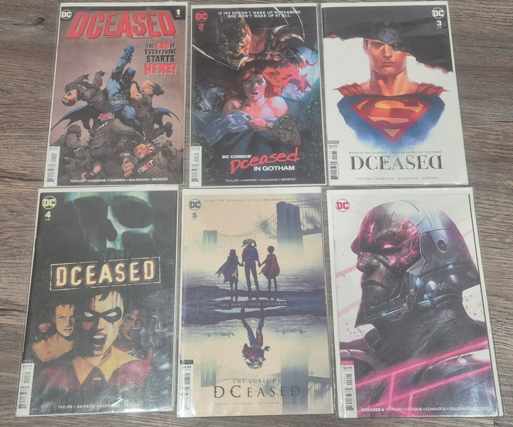 Dceased Complete Set #1-6, Expensive Rare Variants, All High Grade