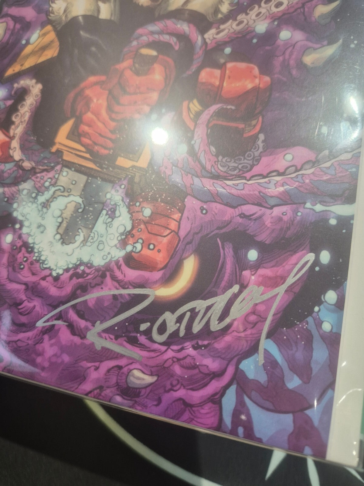 Battle Beast #10, SIGNED BY OTTLEY with COA, CHROME SIG, Invincible, NM+