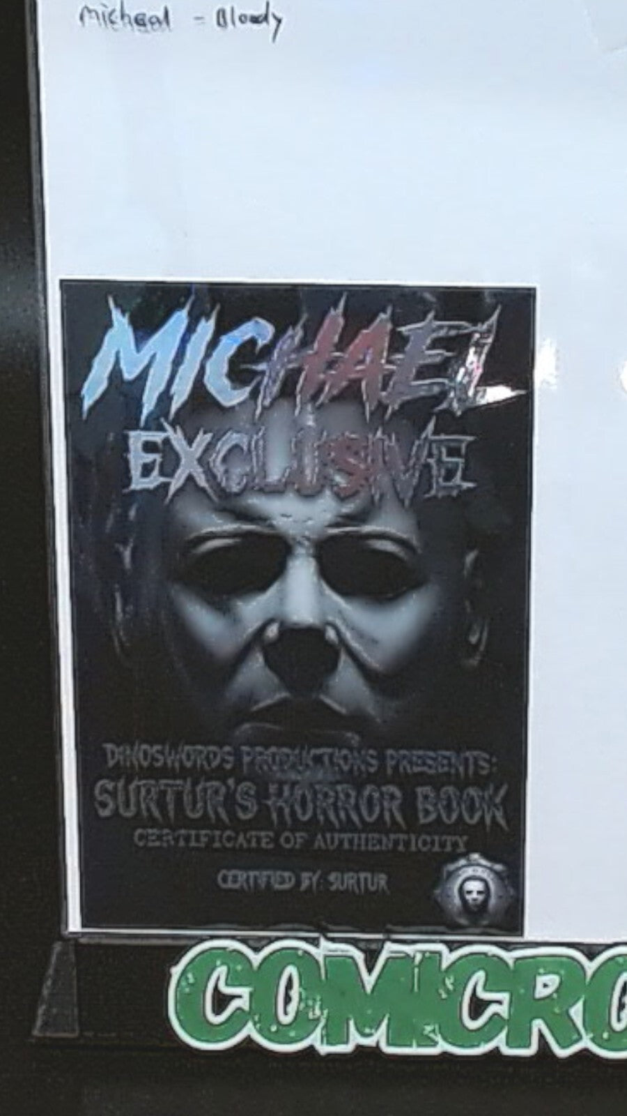 Micheal Myers Bloody, Halloween, 2026, Surtur, with COA
