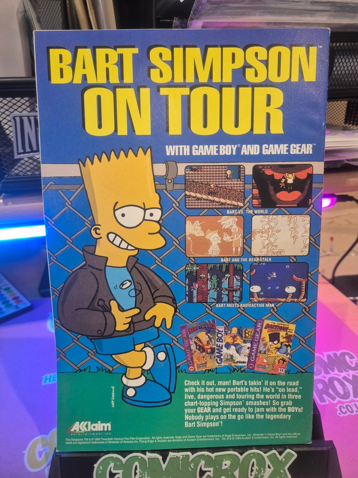 Bartman #2, 1994, Bongo Comics, V High Grade, NM/NM+