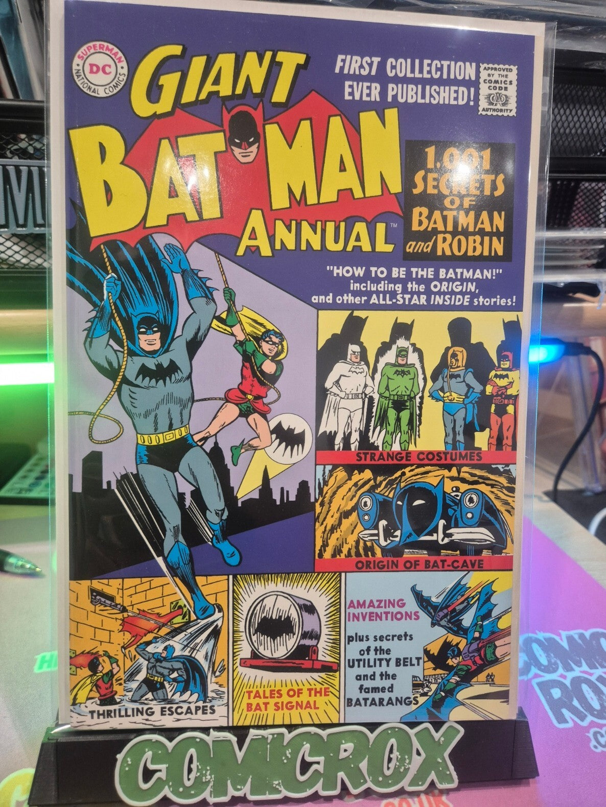 Giant Batman Annual #1, 1999 Reprint Edition, 1st Batcave, NM+ 9.6