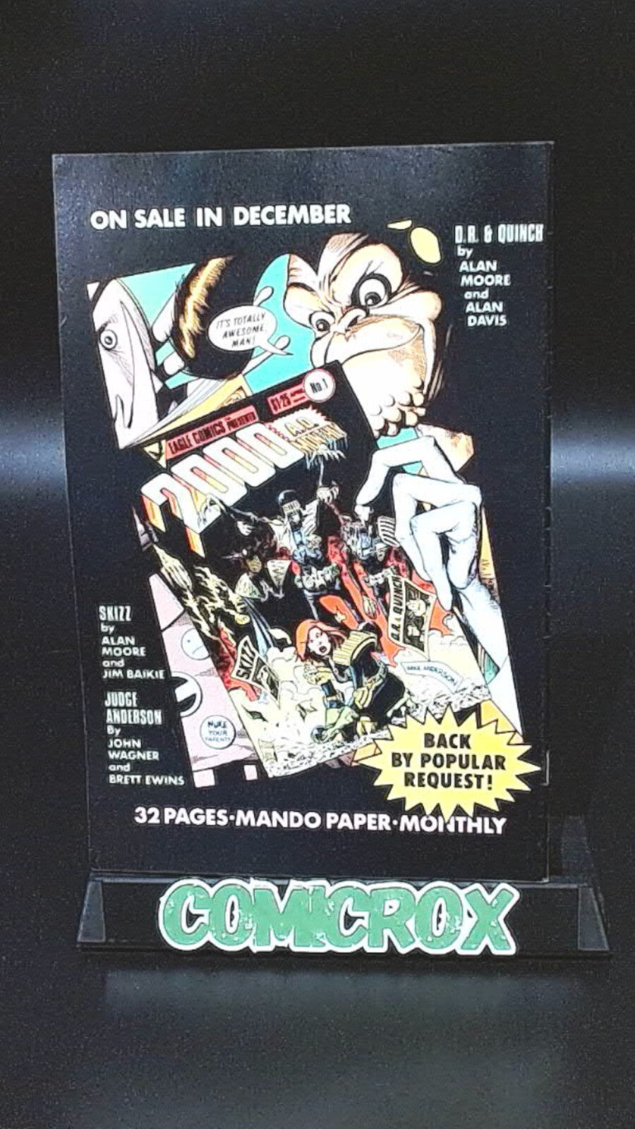 Judge Dredd: The Early Cases #1, 1986, Eagle Comics, High Grade NM