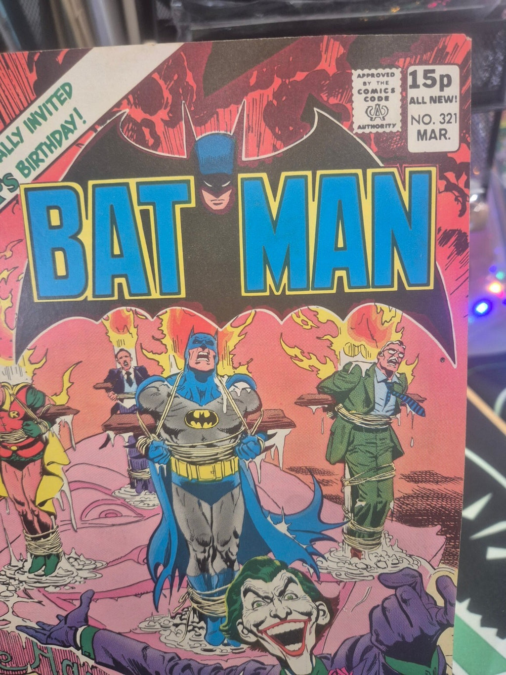 Batman #321, 1980, UK Price Variant, VF/ VF+  8.0/8.5 Or Higher