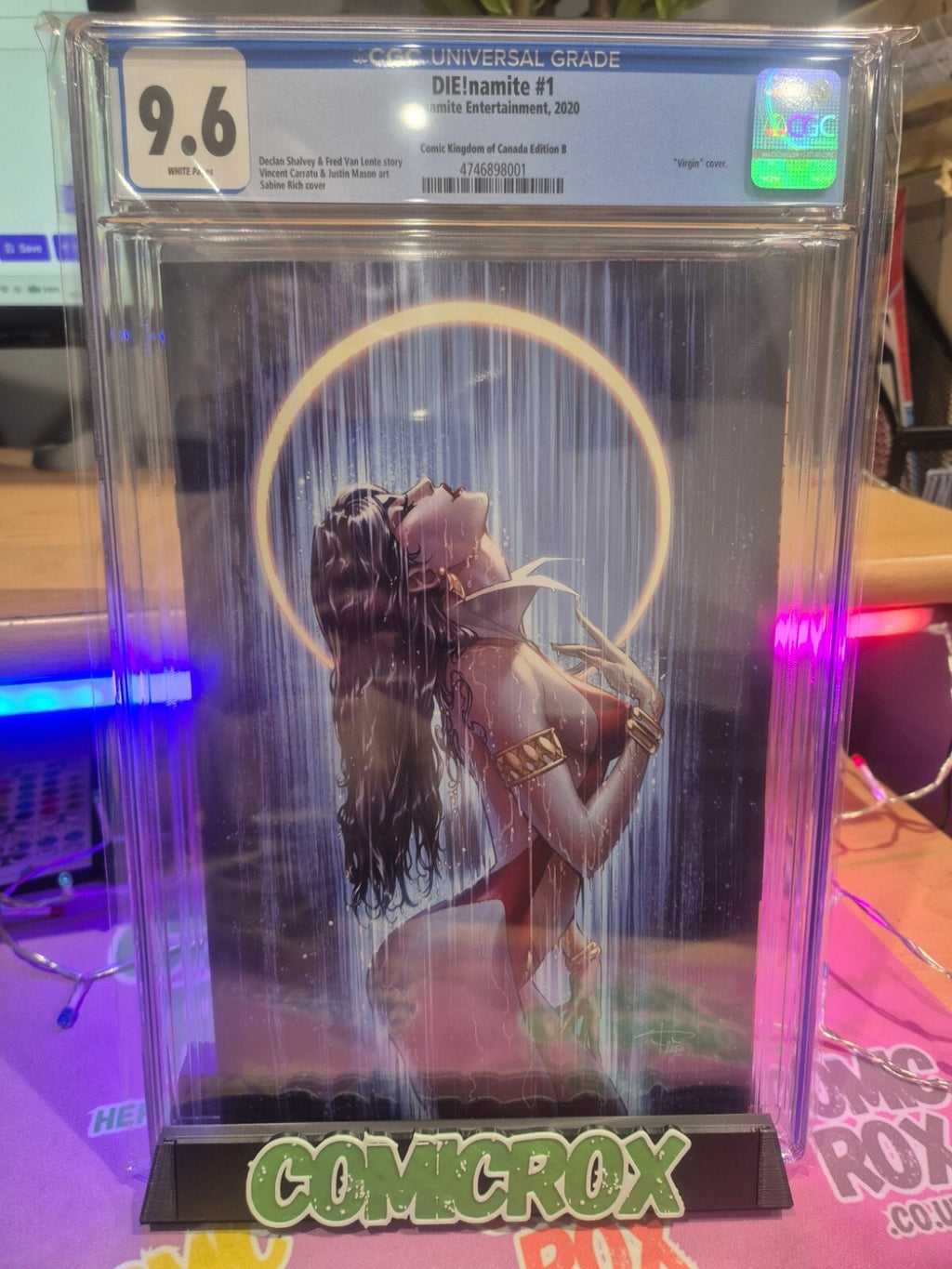 Die!namite #1, CGC 9.6, 2020, Exclusive Sabine Rich Virgin Variant Ltd. 200