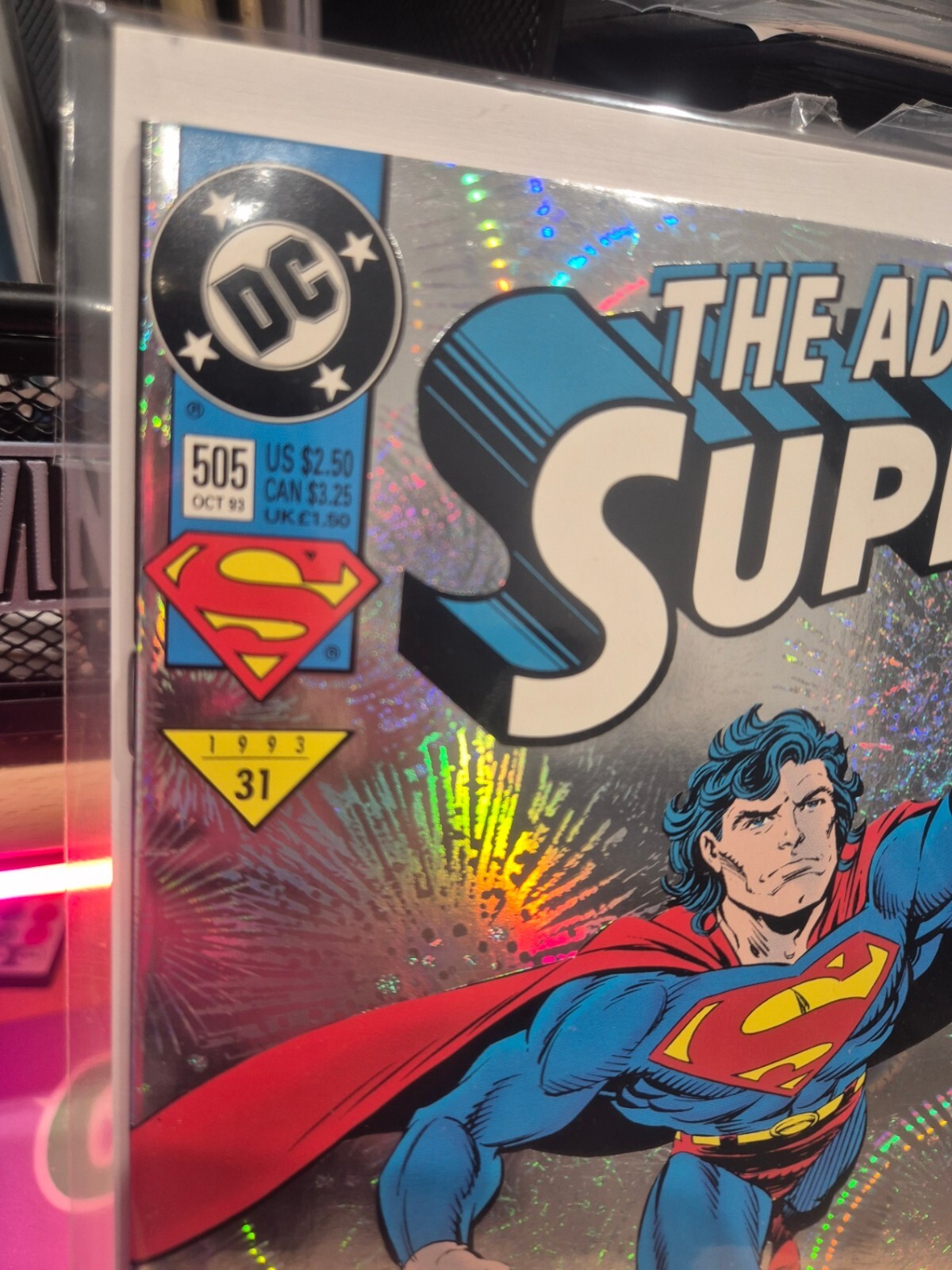 Adventures of Superman #505, 1993, Holo Foil, NM