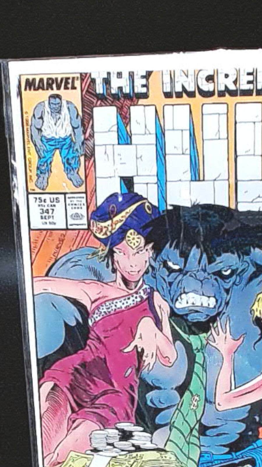 Incredible Hulk #347, 1988, 1st app. Joe Fixit (Grey Hulk), NM+