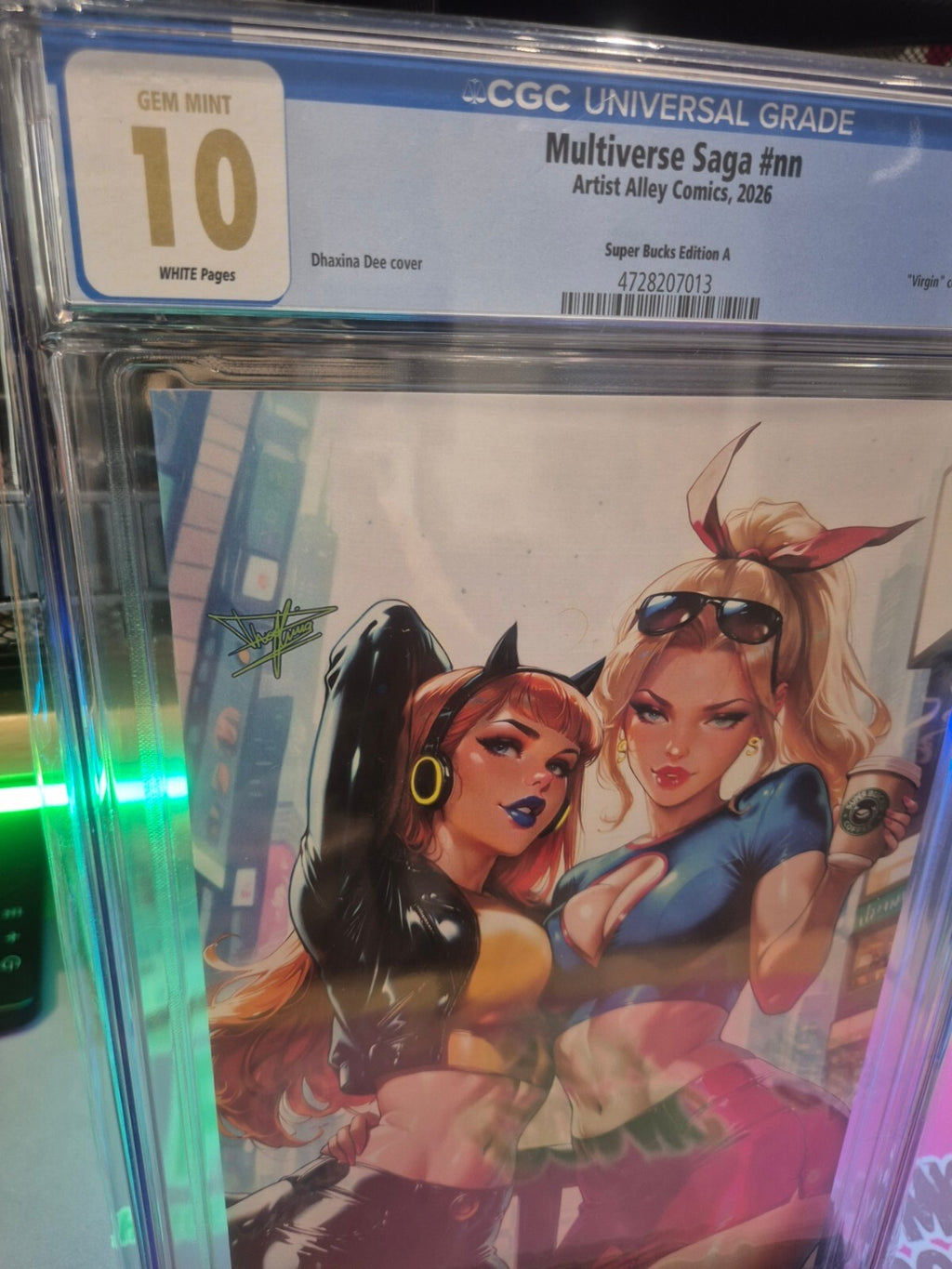 Multiverse Saga #nn, CGC 10.0 Gem Mint! Batgirl & Supergirl, Artist Alley