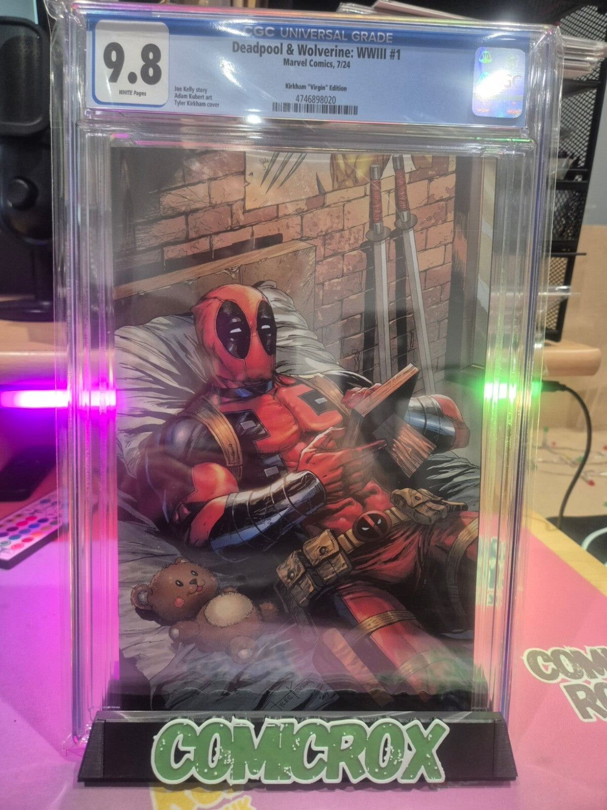 Deadpool & Wolverine: WWIII #1, CGC 9.8, Tyler Kirkham Exclusive Virgin Variant
