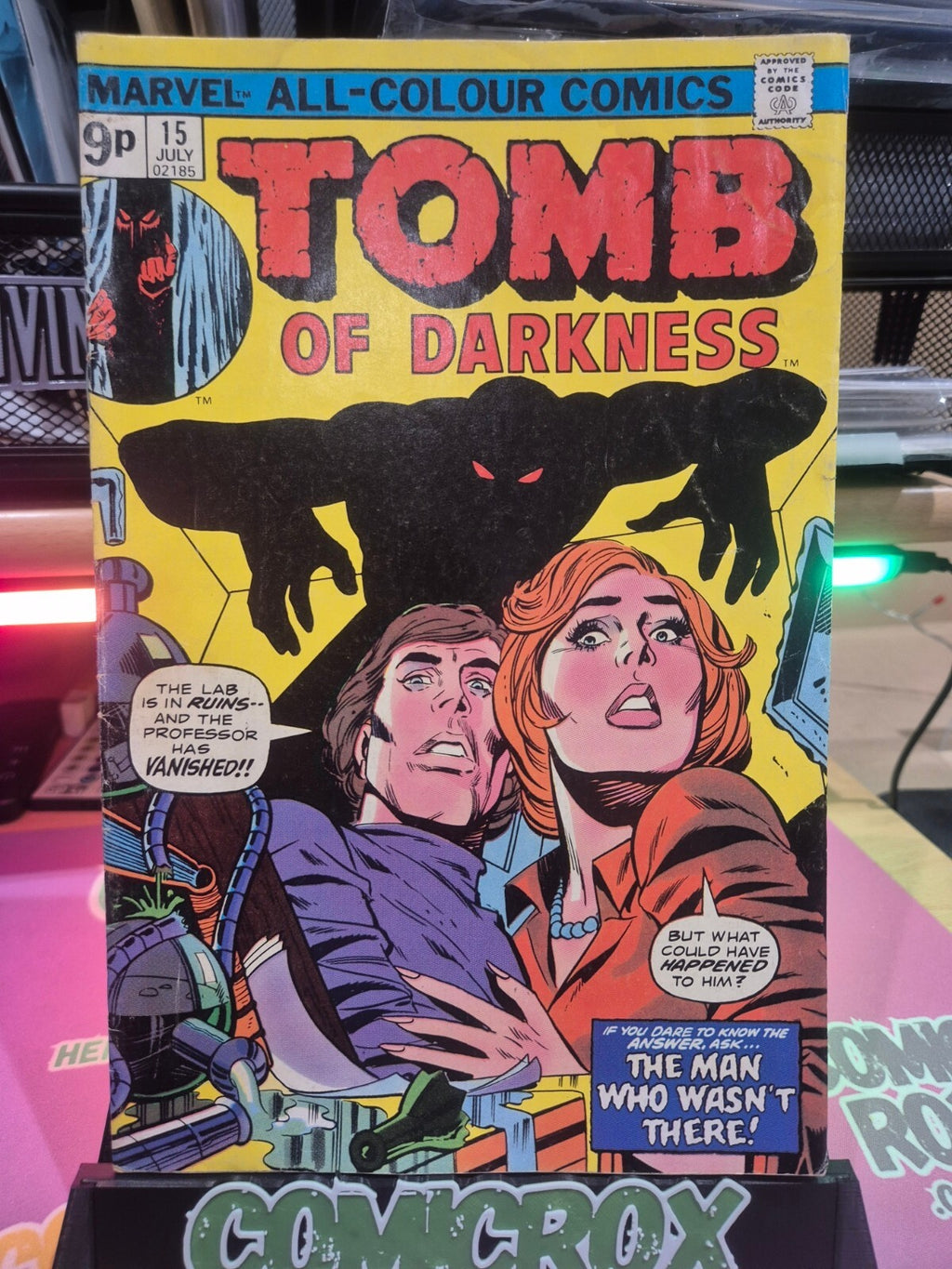 Tomb of Darkness #15, 1974, UK Price Variant, FN 6.0+