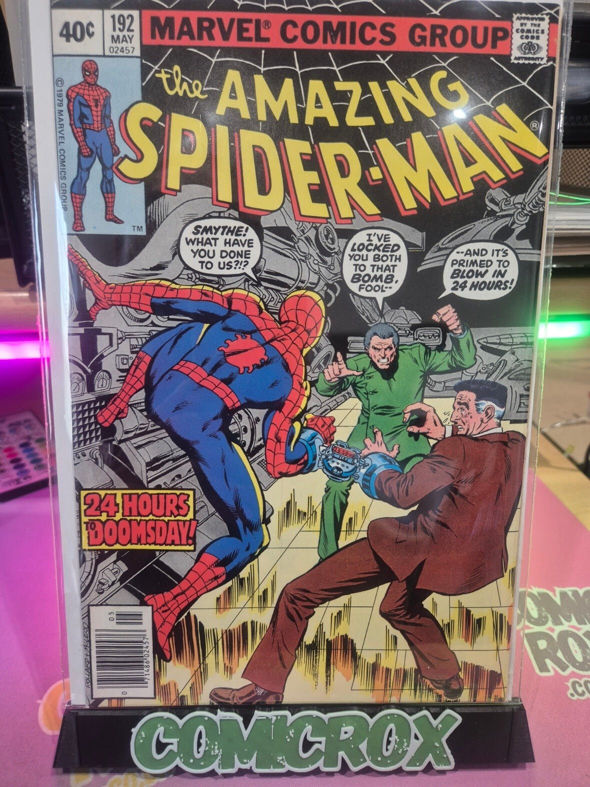 Amazing Spider-Man #192, 1979, Death of Spencer Smythe VF/NM