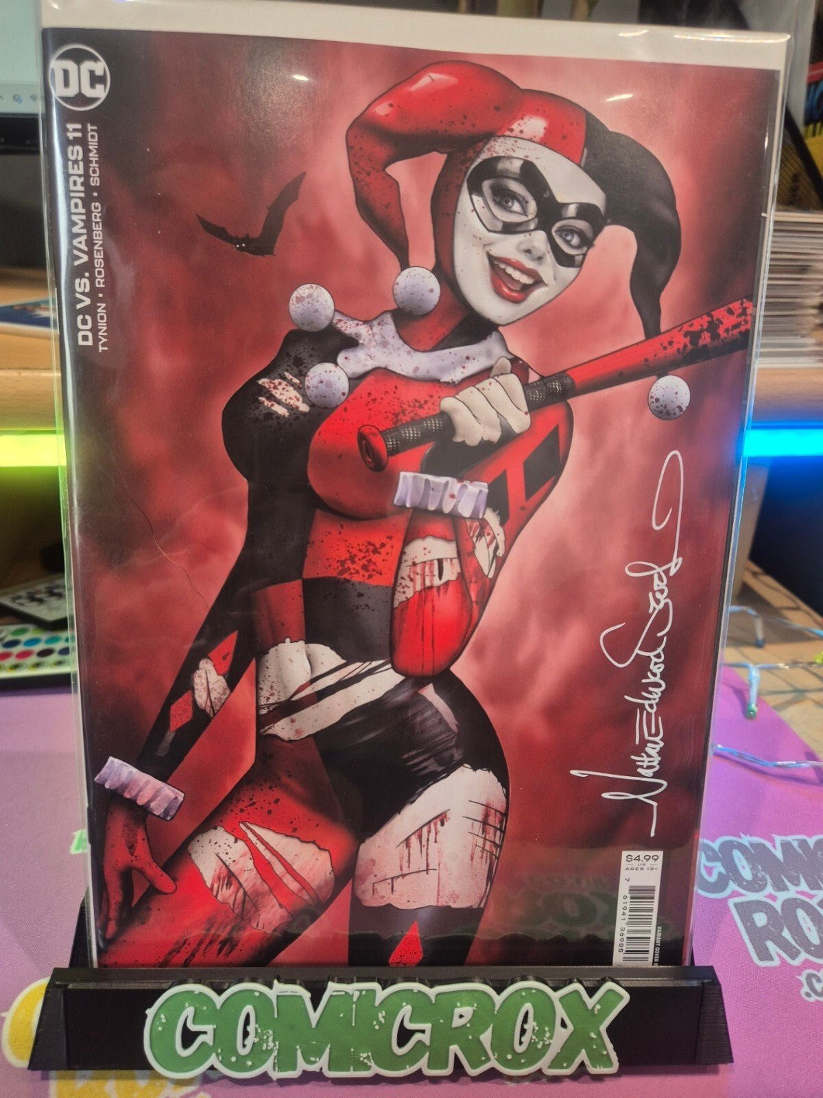 DC vs Vampires #11, Signed By Nathan Szerdy with COA