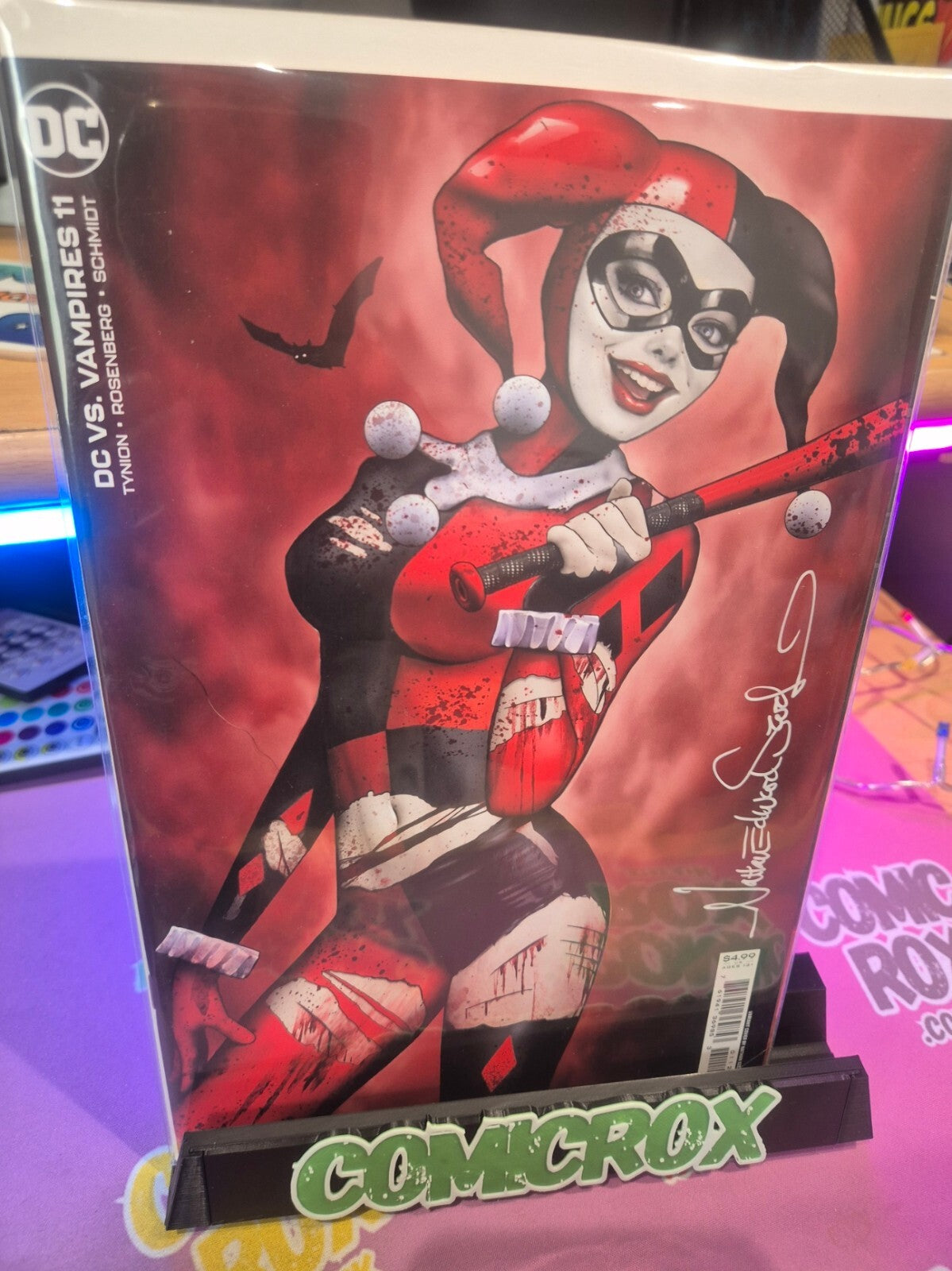 DC vs Vampires #11, Signed By Nathan Szerdy with COA