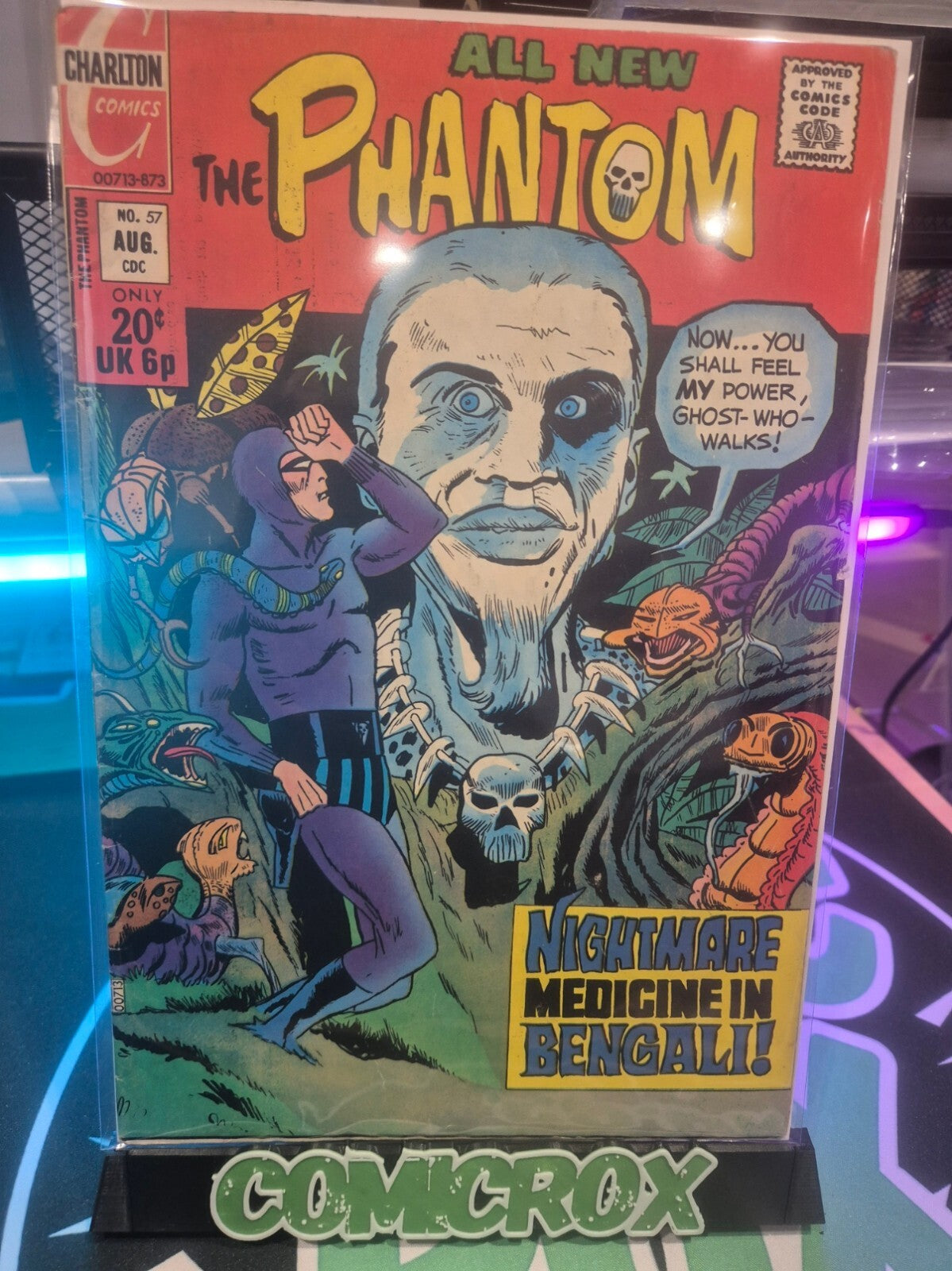 The Phantom #57, 1973, Charlton Comics, VG+ / VG/FN 4.5/5.0