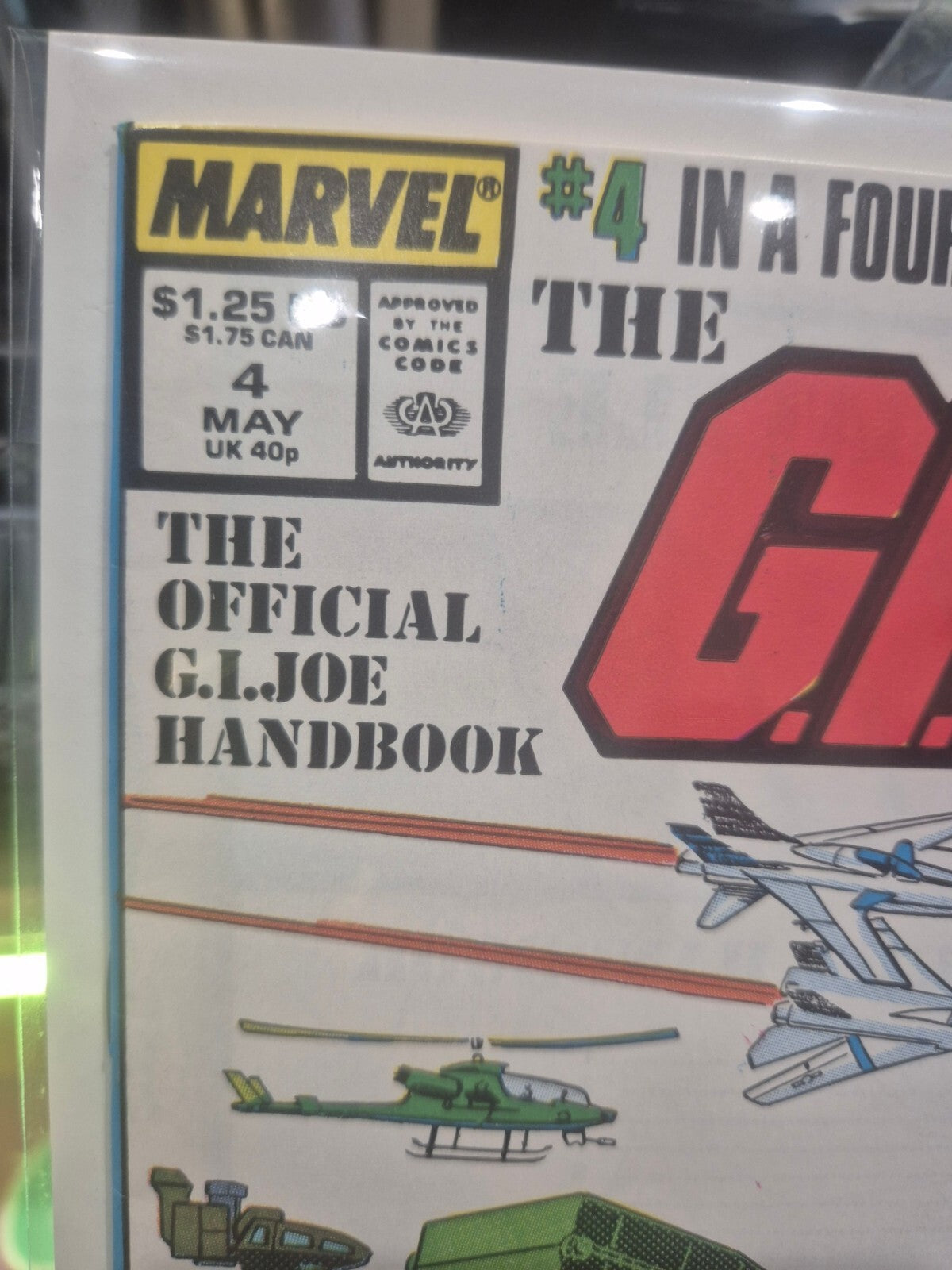 G.I. Joe: Order of Battle #4, 1987, Marvel, High Grade VF/NM