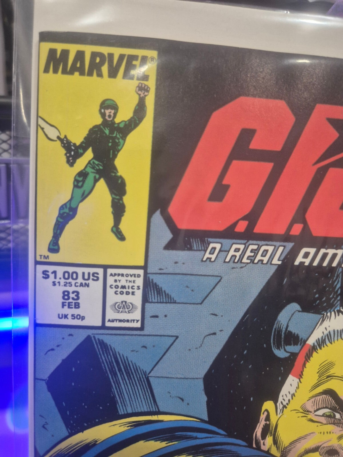 G.I. Joe #83, 1989, 1st Appearance Road Pig, Rare Book, Marvel, NM+