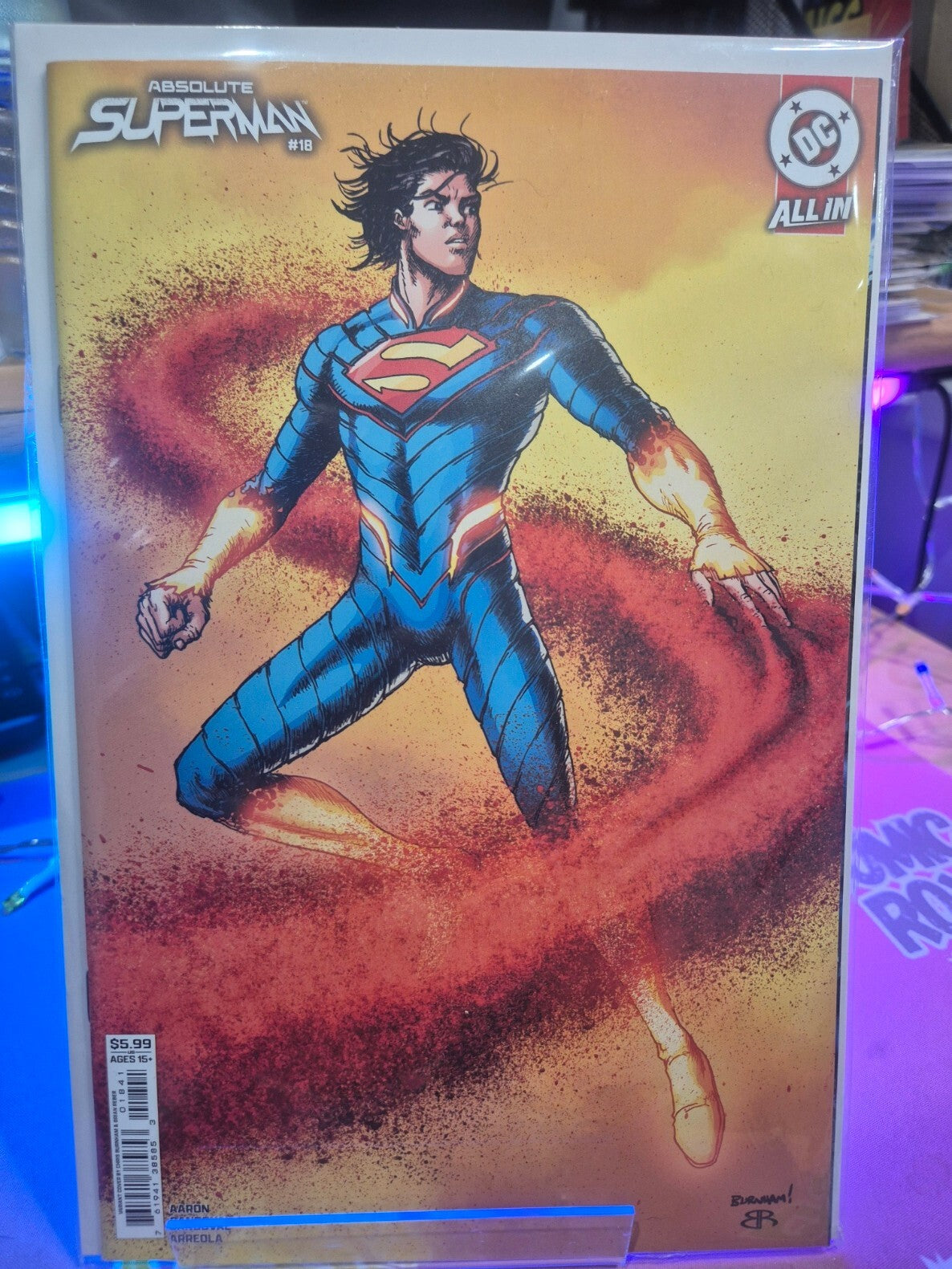 Absolute Superman #18, Chris Burnham Variant, NM