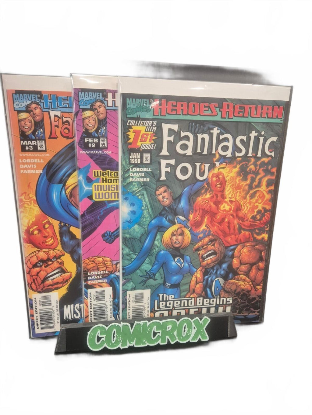 Fantastic Four Heroes Return SET Issues 1-3, 1998, All NM