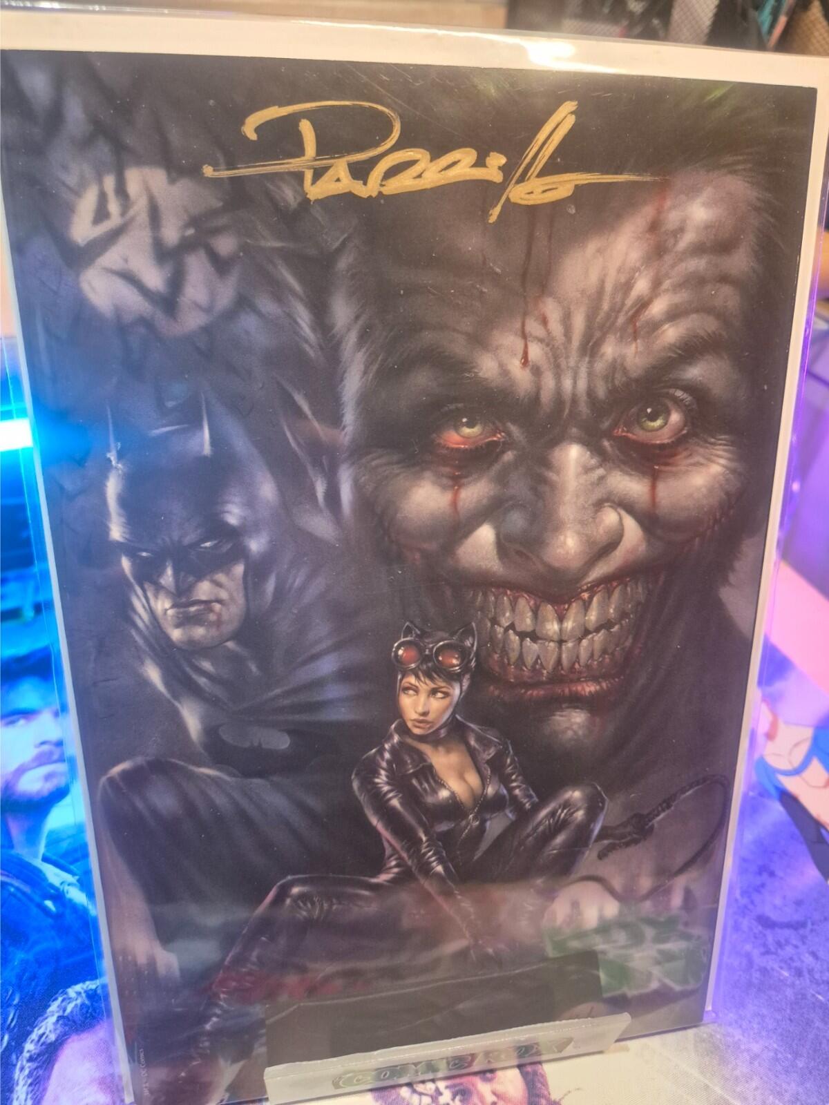 Detective Comics #1000, SIGNED by Lucio Parillo with COA, Virgin Variant, NM