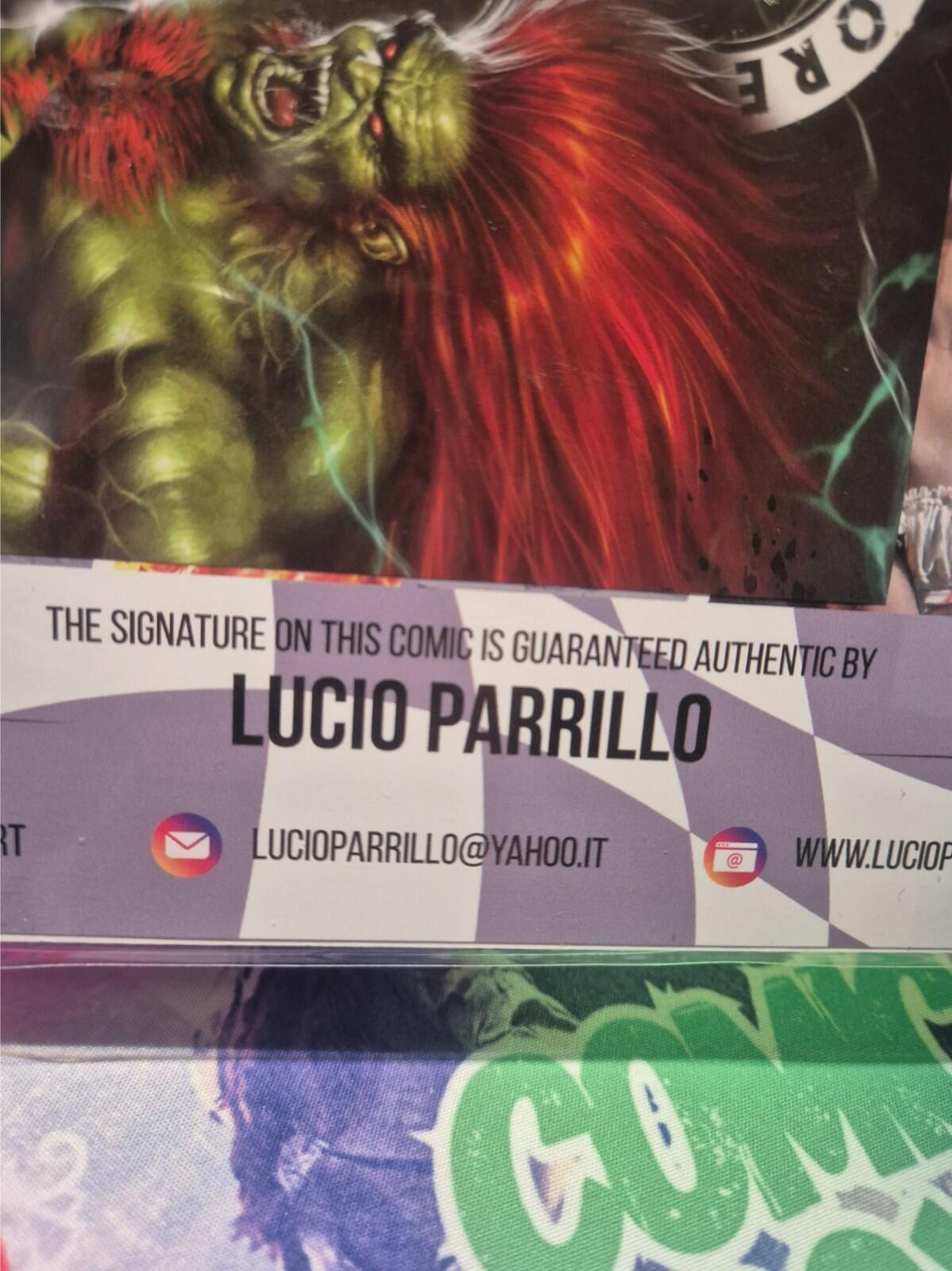 Street Fighter #1, SIGNED BY Lucio Parrillo COA, Ltd 500, NM