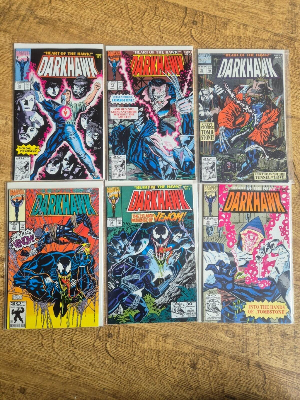 Darkhawk Heart of the Hawk #1-6 (#10-15 +Annual) Venom Tombstone & Annual VF/NM