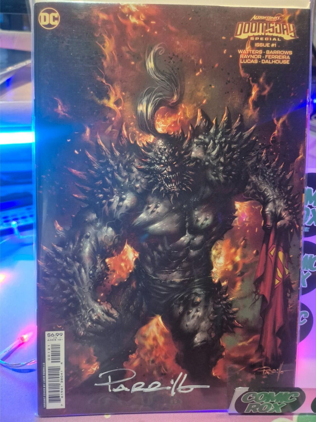 Action Comics Presents: Doomsday Special #1 SIGNED by Lucio Parrillo with COA NM