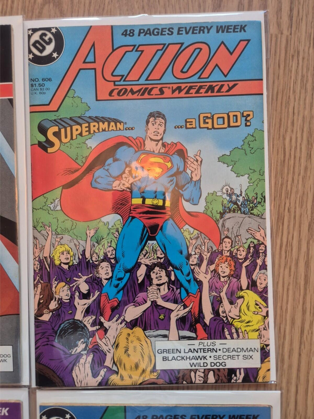 Action Comics #605, 606, 607, 608 (DC 1988) 4x issues. All High Grade