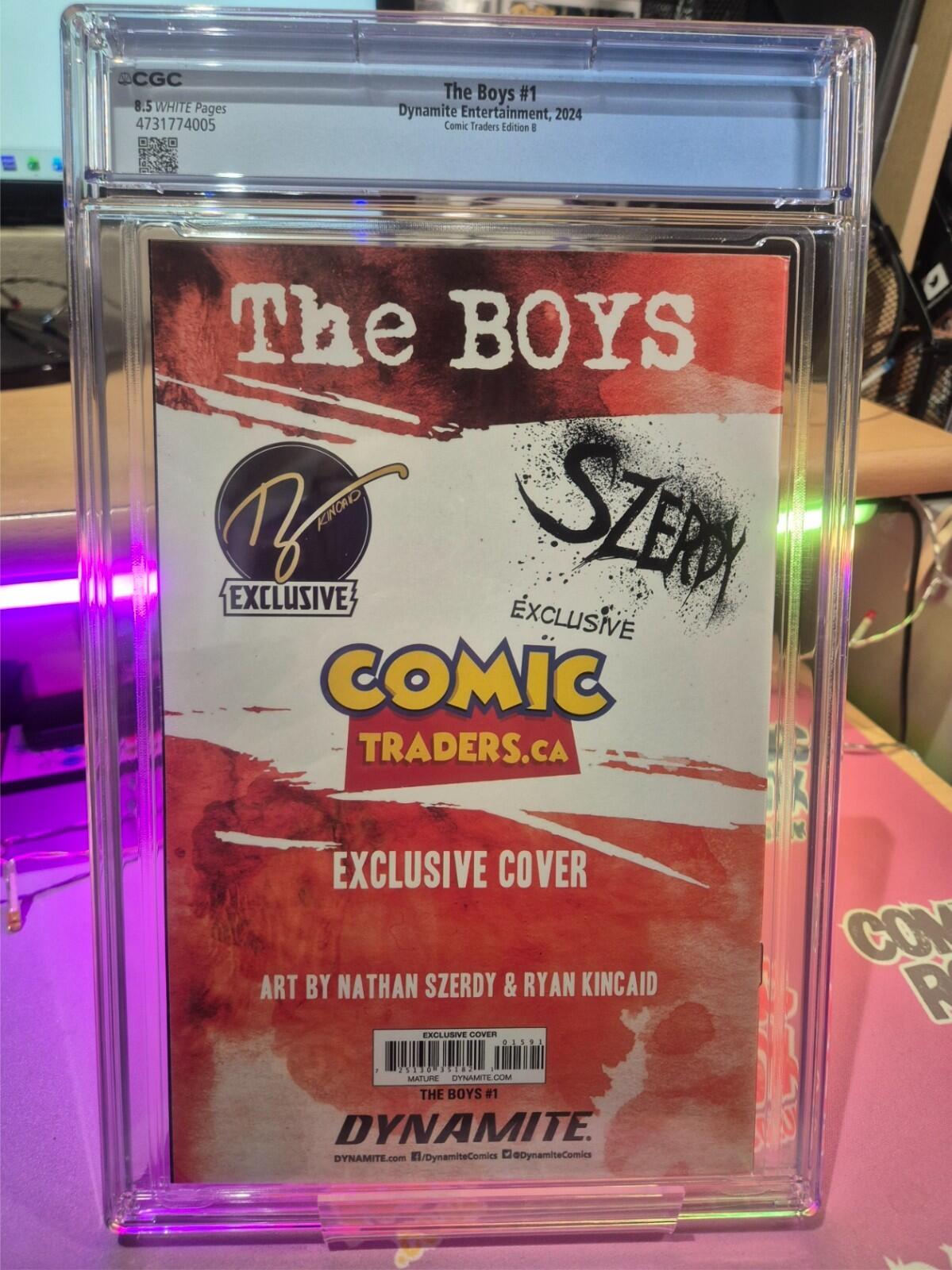 The Boys #1 CGC 8.5, Nathan Szerdy Homelander Virgin 2024