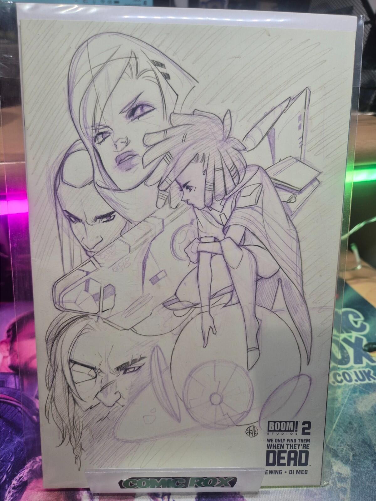 We Only Find Them When They're  Dead #2, Peach Momoko Sketch Variant, 2020, NM-