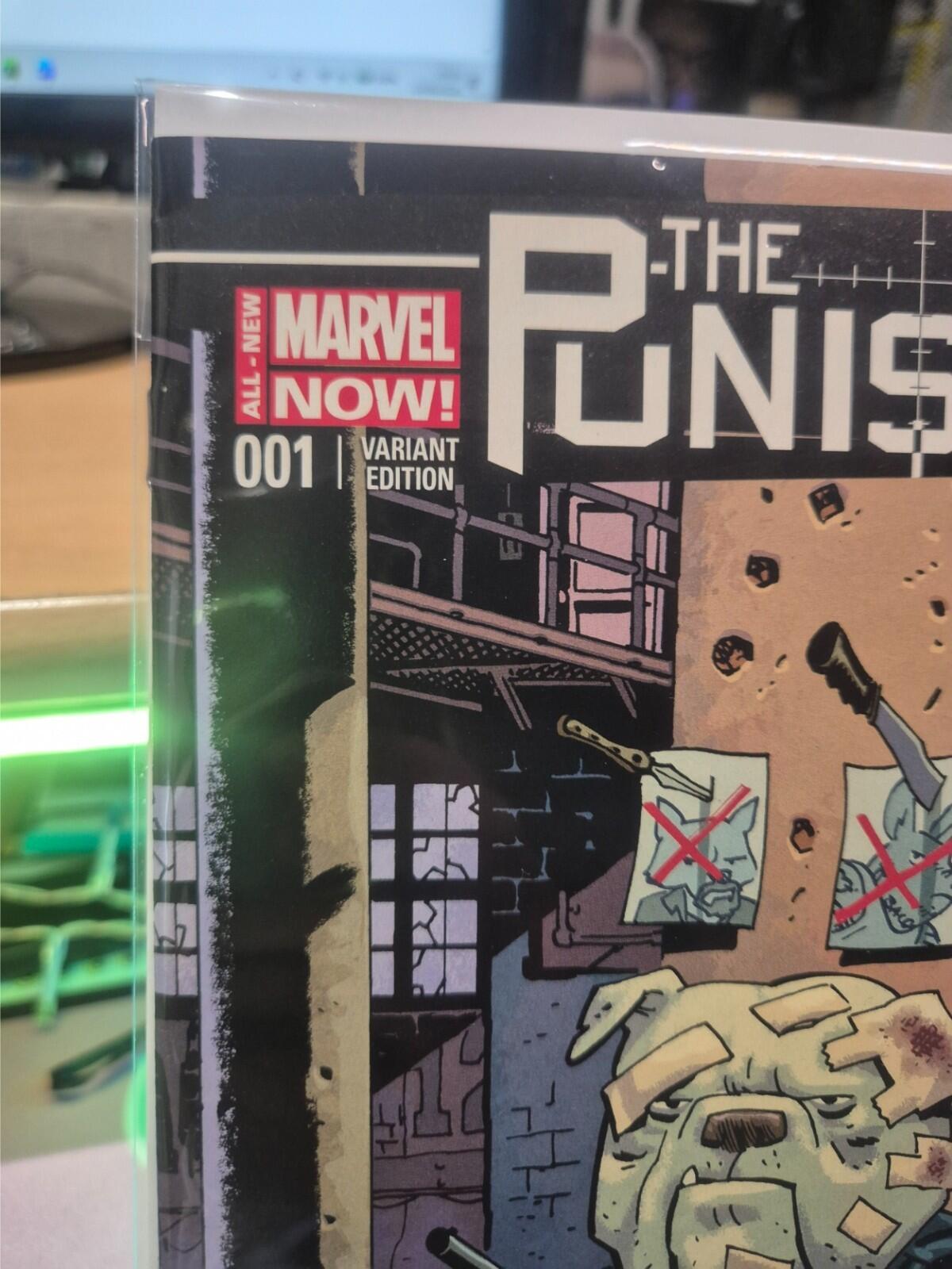 The Punisher #1, RARE Chris Samnee Animal Variant Cover 2014, NM