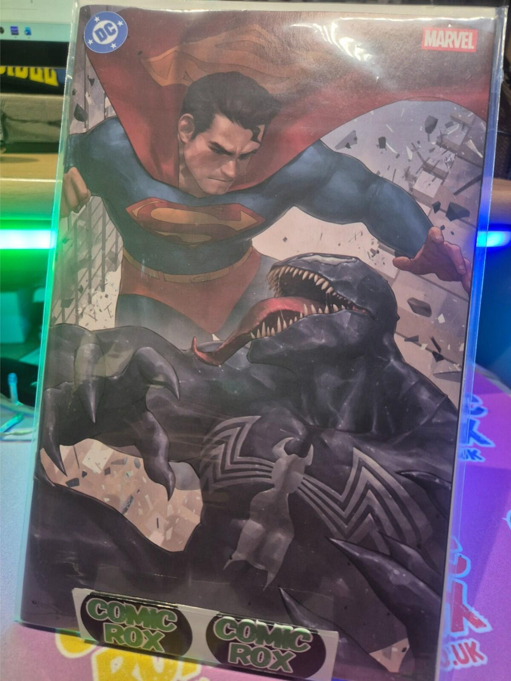 DC / Marvel: Superman / Spider-Man #1 JeeHyung Lee Excl Virgin Variant Ltd 1000