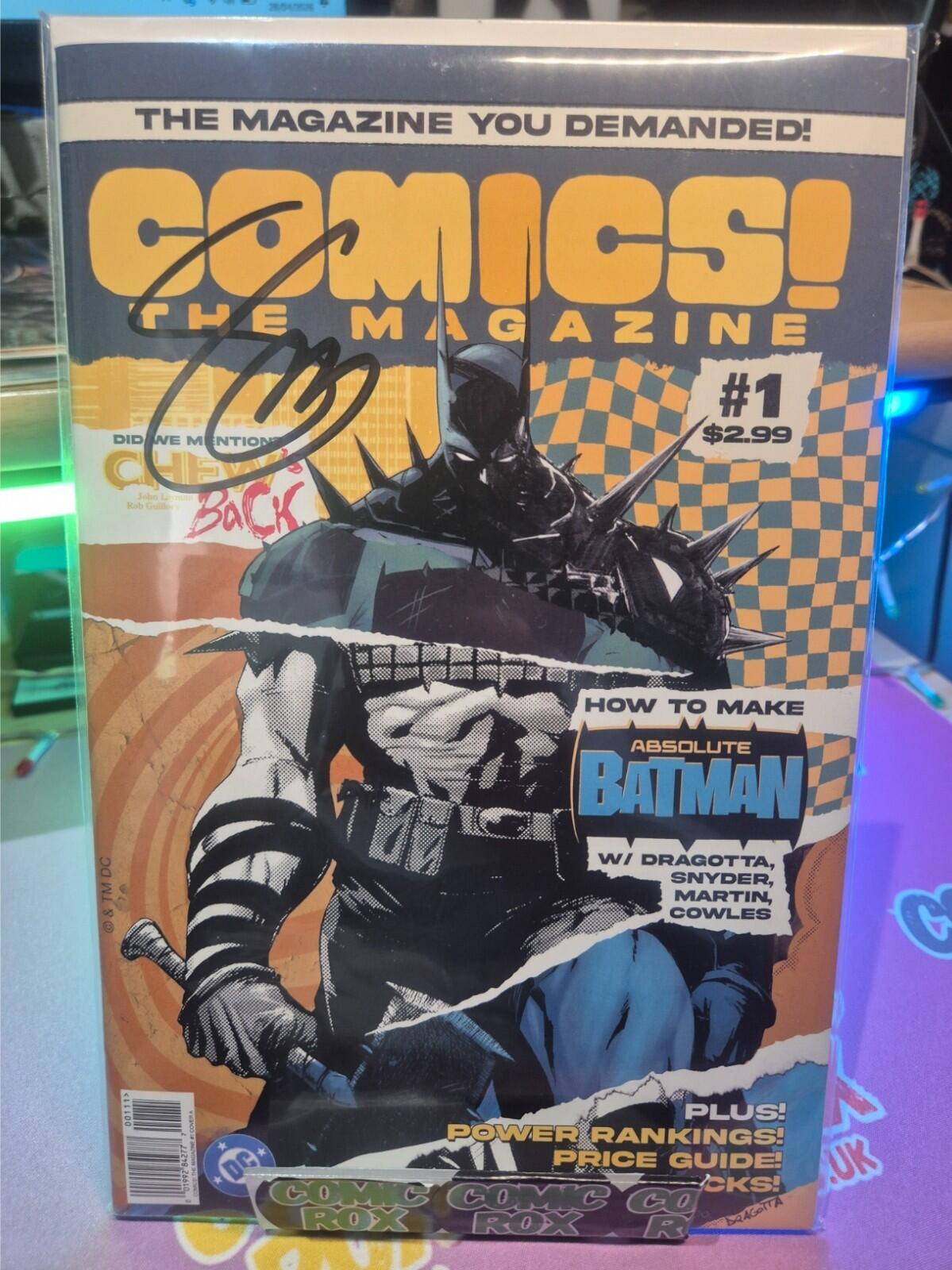 Comics! The Magazine #1, Absolute Batman Cover, Signed by Scott Snyder COA