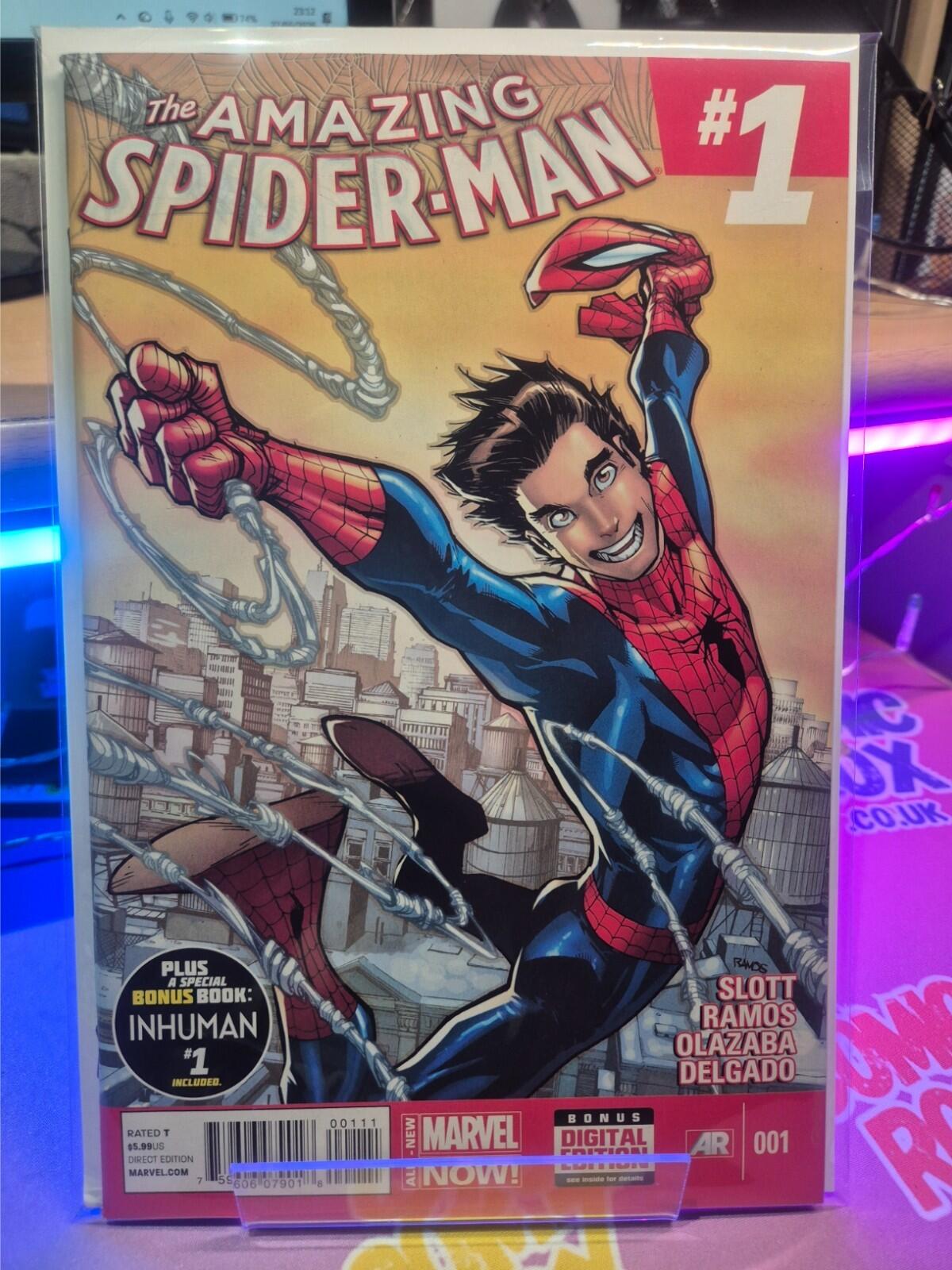 The Amazing Spider-Man #1, 1st Print, KEY ISSUE, 2014, NM